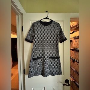 MANGO | Patterned Sweater Dress with Pockets